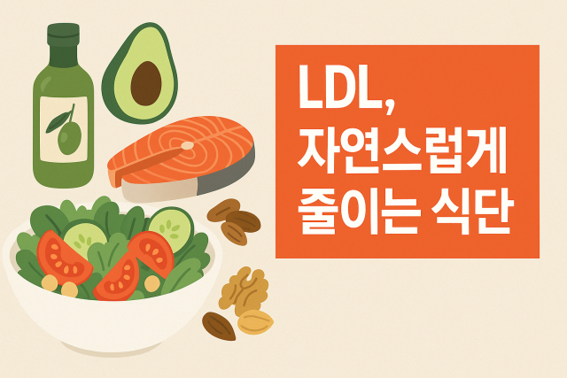 LDL 콜레스테롤 낮추는 식단